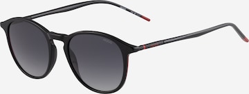 Ochelari de soare de la HUGO pe negru: față