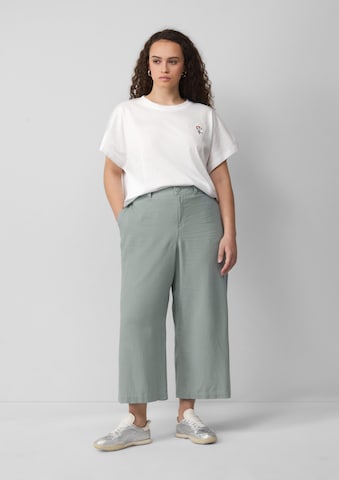 QS Loosefit Broek in Groen