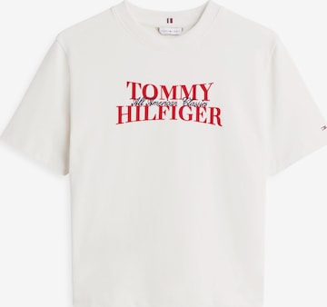 TOMMY HILFIGER Тениска 'CLASSIC' в бяло: отпред