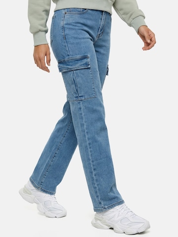 regular Jeans cargo 'F143' di Tazzio in blu
