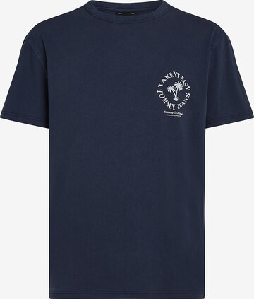 T-Shirt Tommy Jeans en bleu : devant