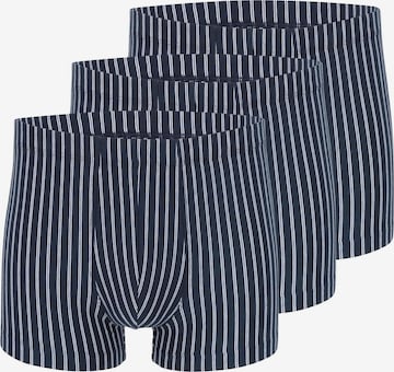 SCHIESSER Boxer shorts '95/5 Essentials Organic Cotton' in Blue: front