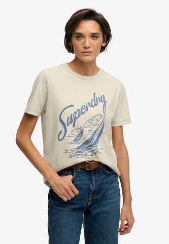 T-shirt 'Heritage Hamptons' Superdry & Co en vert : devant