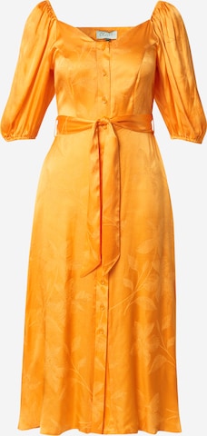 Closet London Mekko 'Closet London Sweetheart Neck Dress D7885' värissä oranssi: etupuoli
