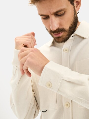 CAMEL ACTIVE Overshirt aus reiner Baumwolle in Beige