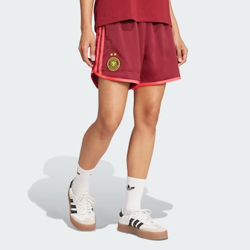 ADIDAS ORIGINALS Loosefit Broek 'DFB' in Rood: voorkant