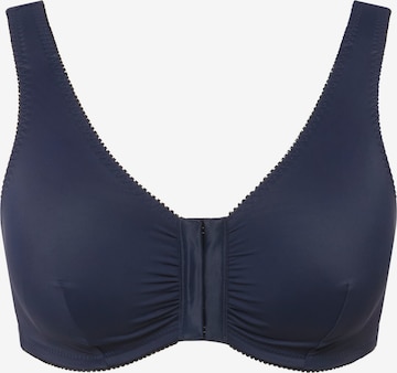 Ulla Popken Regular Bra in Blue: front