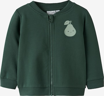 NAME IT Sweat jacket 'NBMVONNE' in Green: front