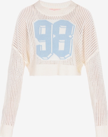 Pull-over MYMO en beige : devant