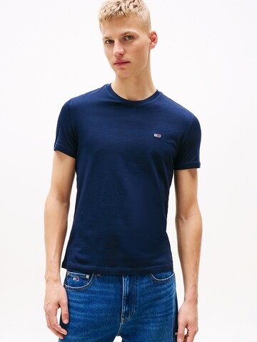 T-Shirt Tommy Jeans en bleu : devant