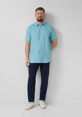 s.Oliver Regular fit Overhemd in Blauw