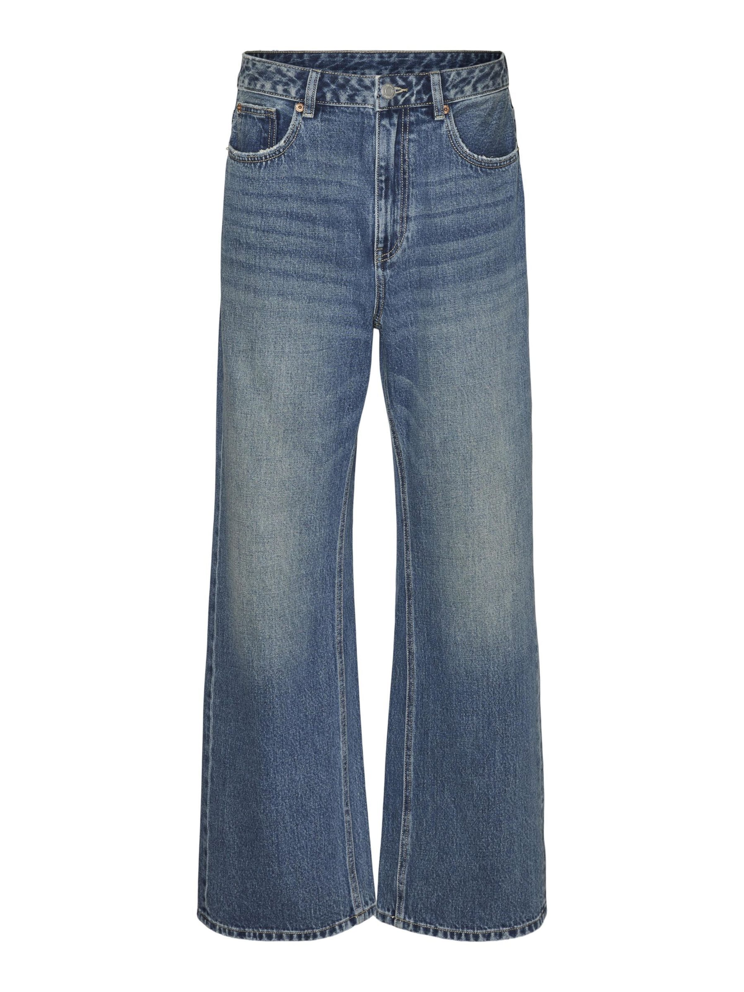 VERO MODA Wide leg Jeans 'Tokey' in Blue: front