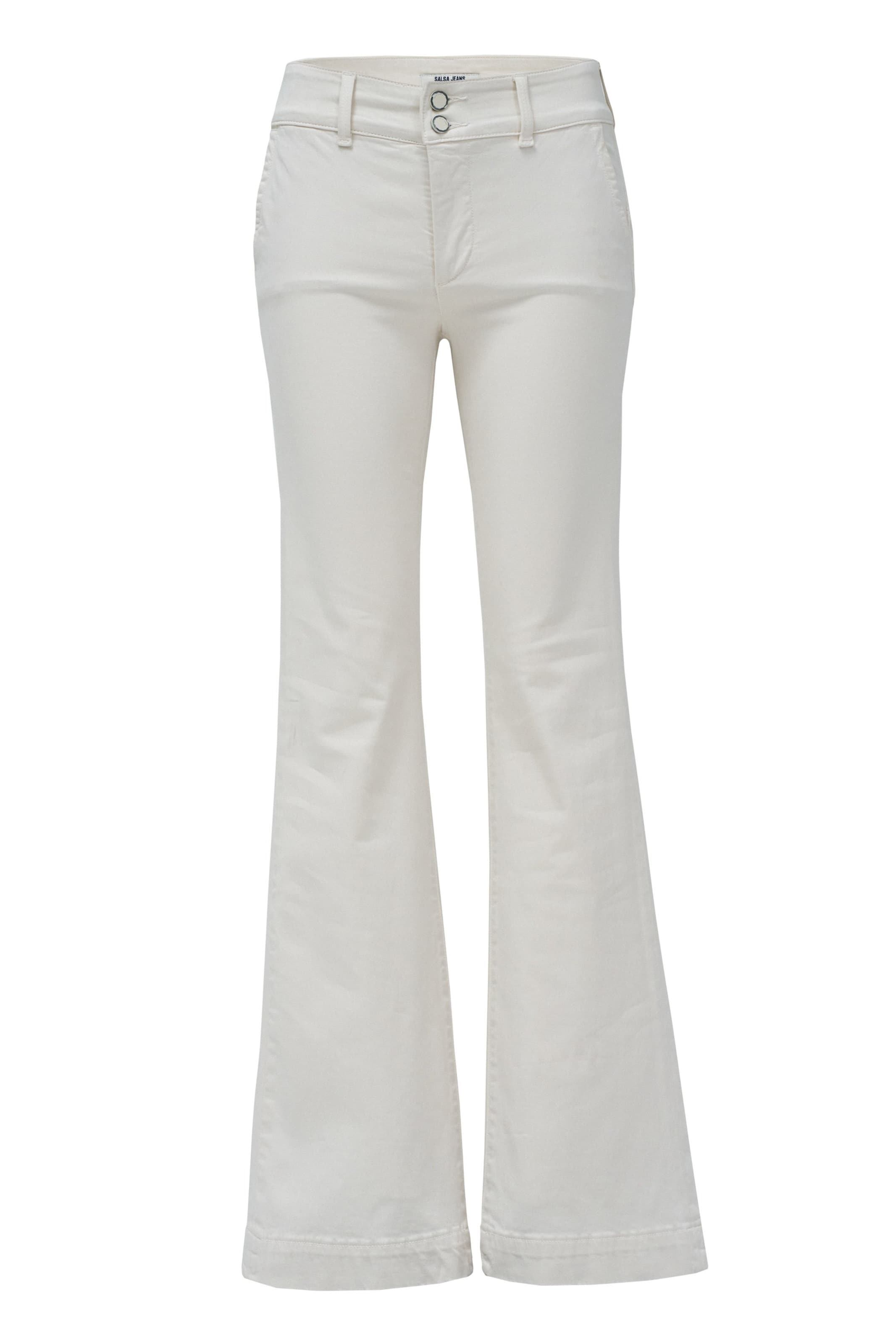 Salsa Jeans Flared Chinohose 'Secret' in Beige: Vorderseite