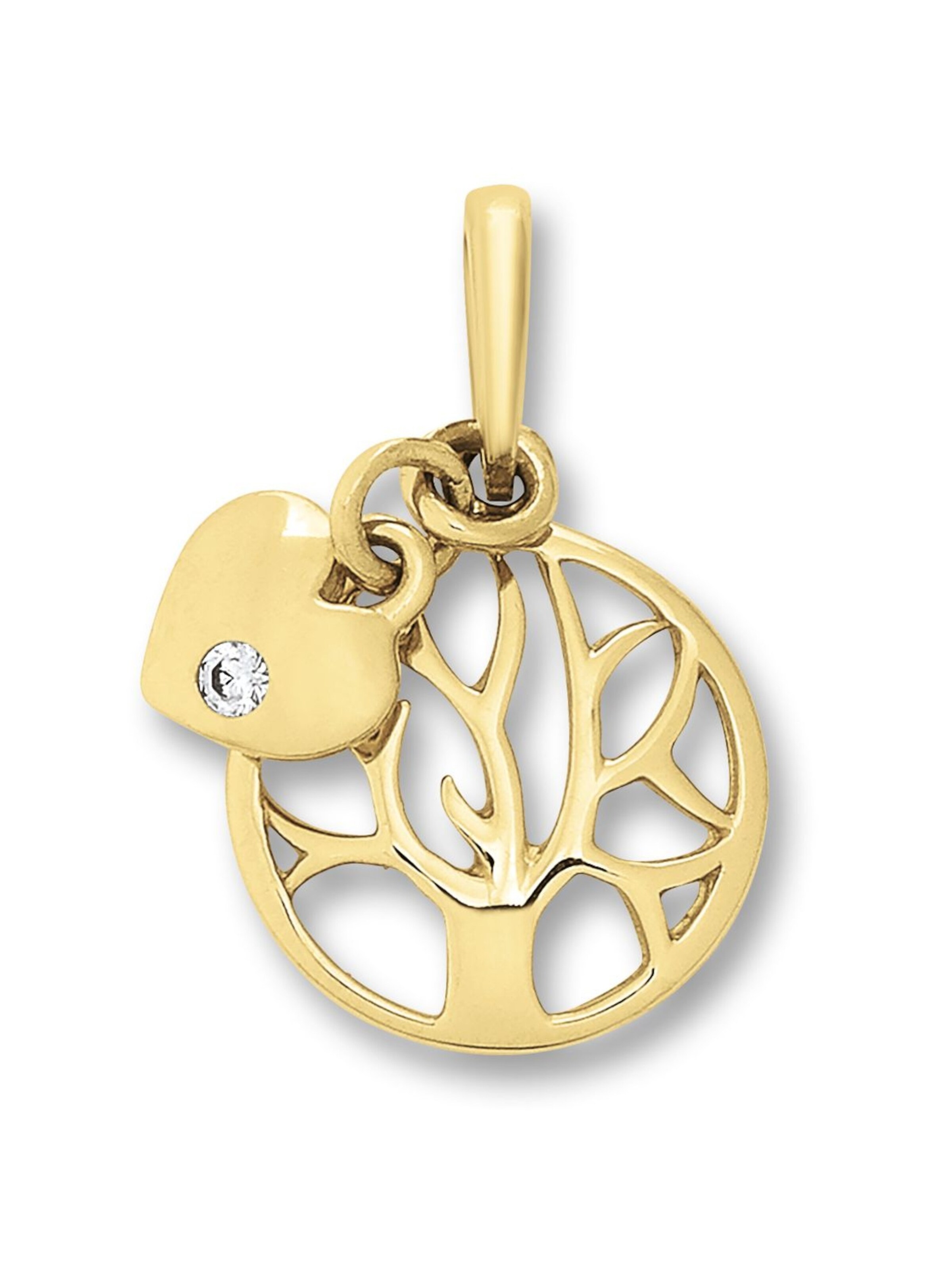 ONE ELEMENT Anhänger 'Lebensbaum' in Gold