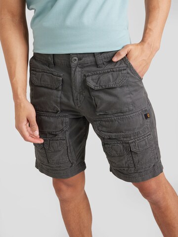 ALPHA INDUSTRIES Regular Shorts 'Battle' in Grau