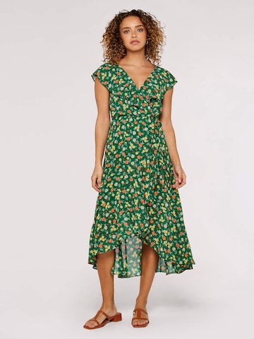 Apricot Summer Dress in Green: front