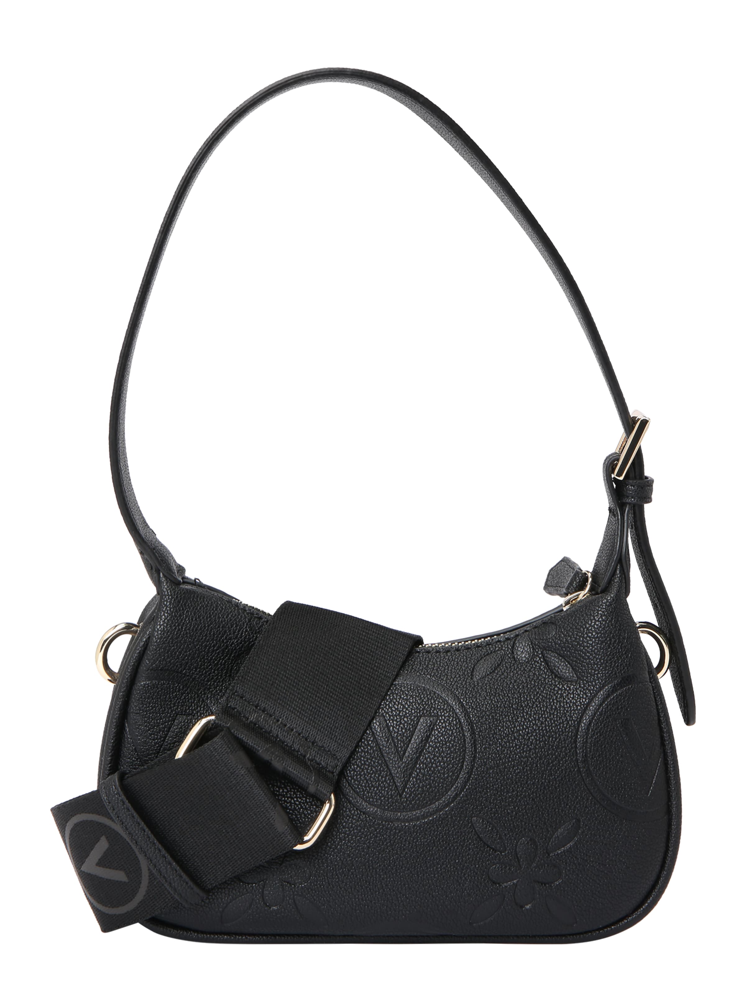 Borsa a spalla di VALENTINO in nero: frontale