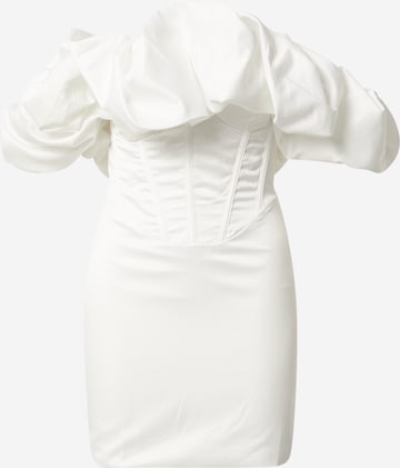 Misspap Šaty – bílá: přední strana