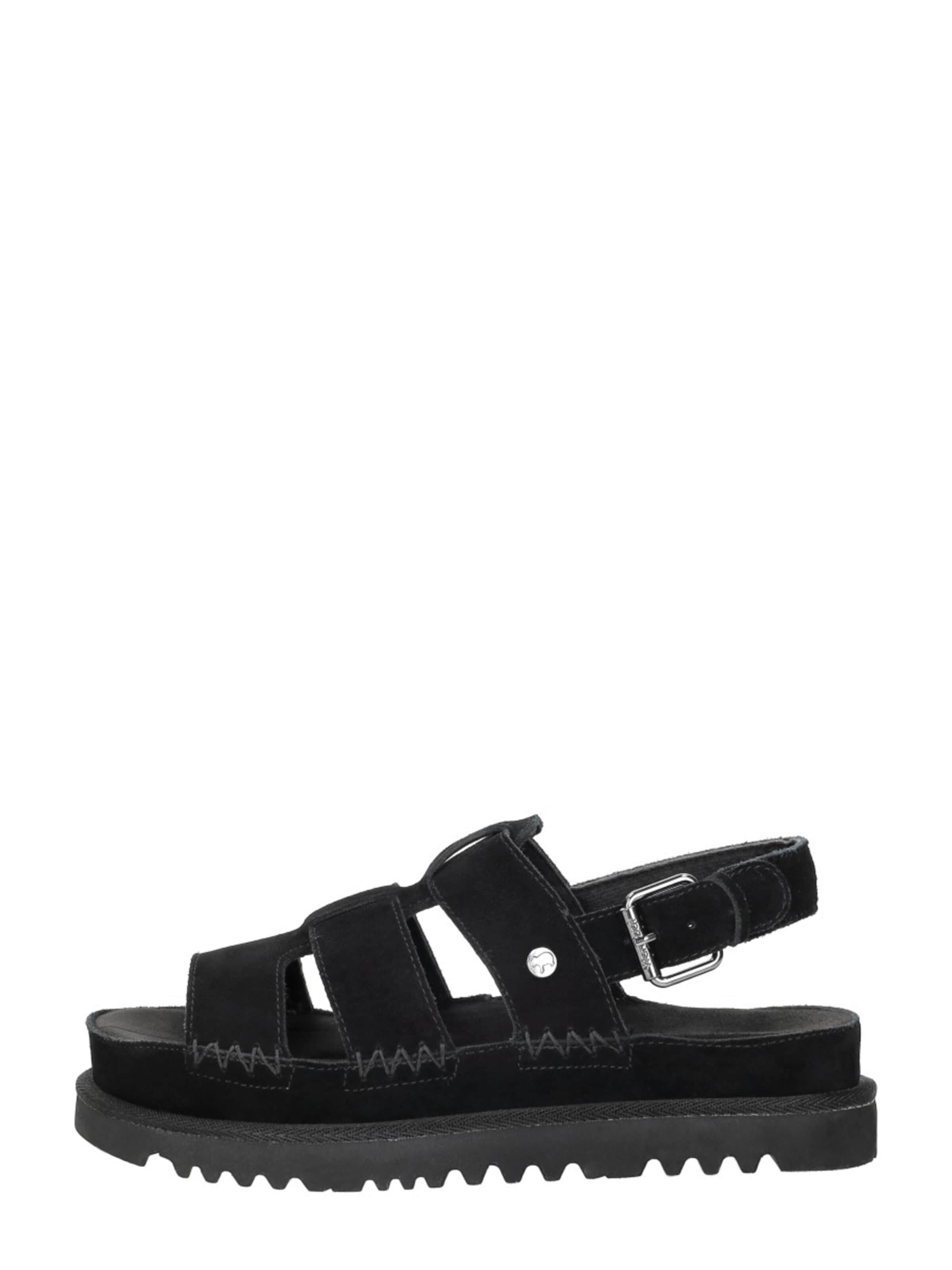 Warmbat Sandals 'Wenlock Women' in Black: front