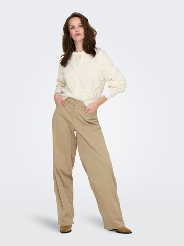 Pull-over 'ONLGeenas' ONLY en blanc