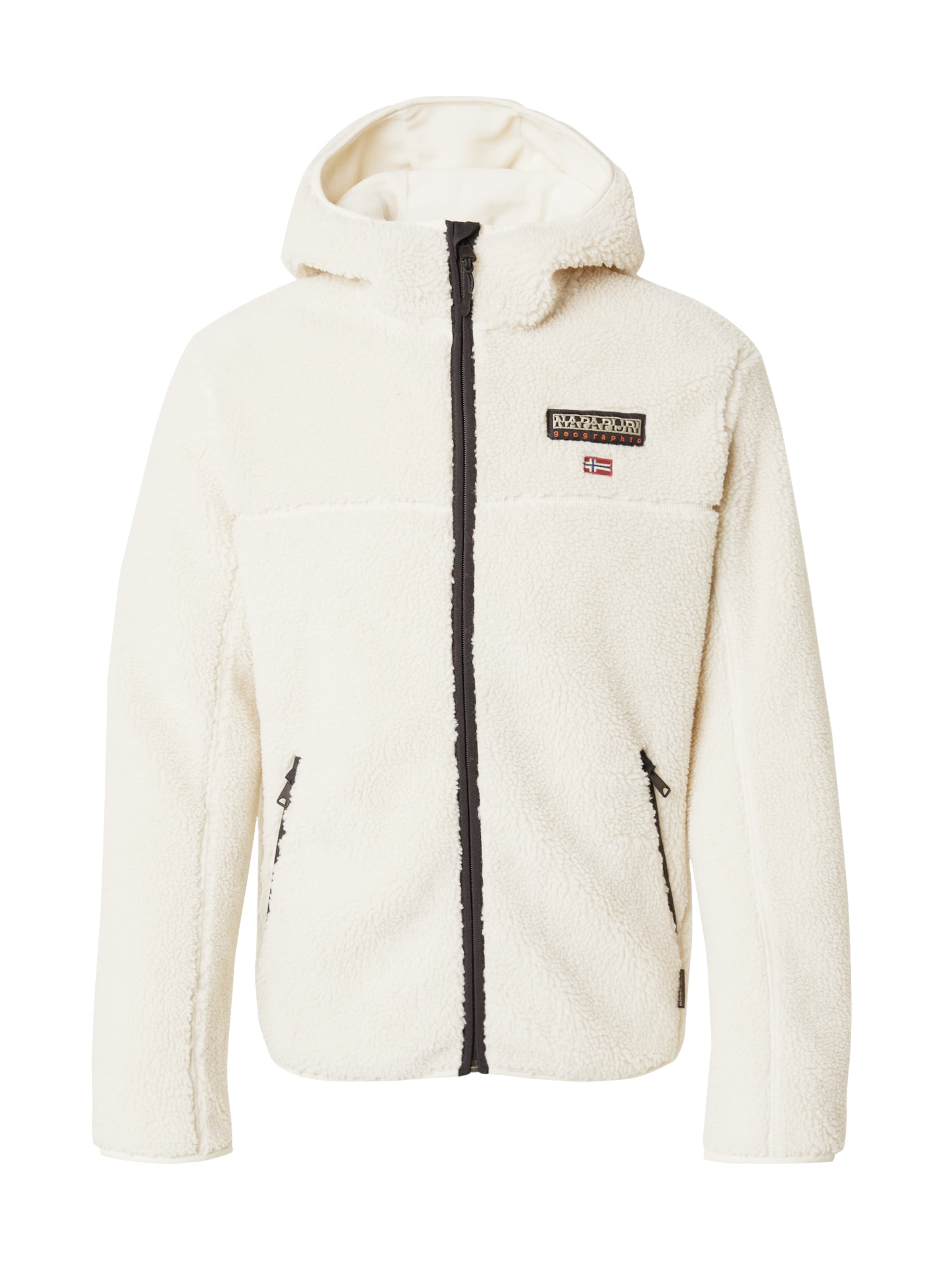 NAPAPIJRI Fleecová mikina 'TYNIK' – béžová: přední strana