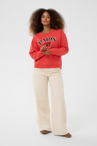 Cream Sweatshirt 'CRBisa' in Rot
