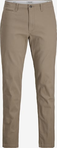 JACK & JONES - Slimfit Pantalón chino en beige: frente