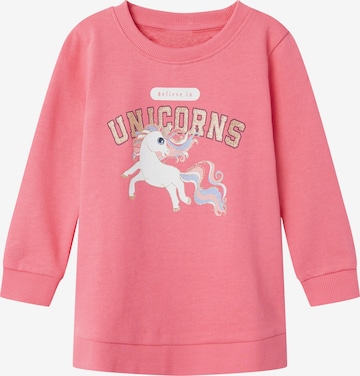 Sweat-shirt 'VERONIKA' NAME IT en rose : devant