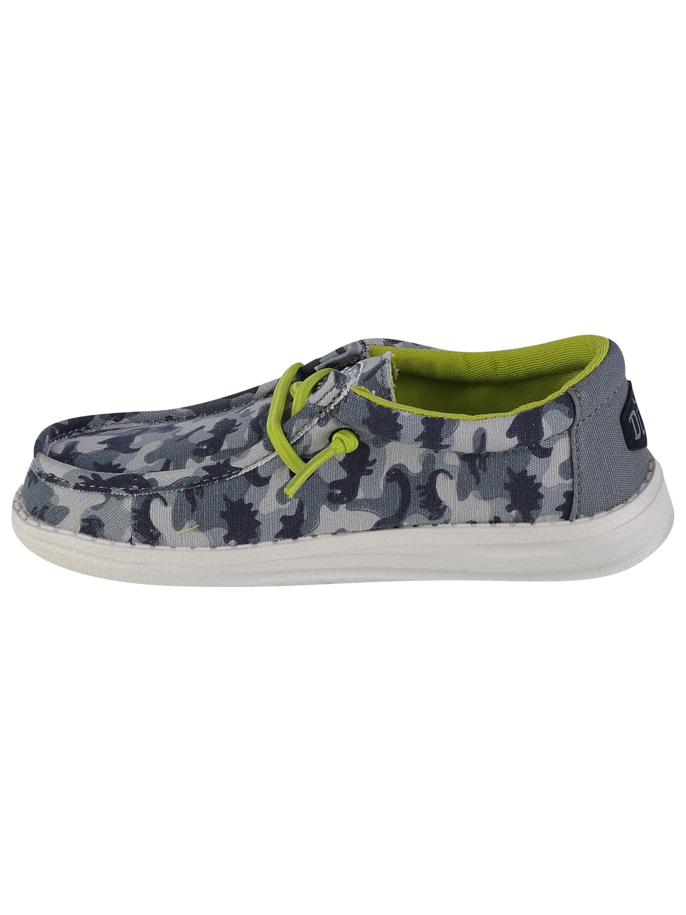HEY DUDE Flats 'Hey Dude Wally Youth Camodino' in Grey: front