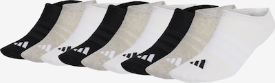 ADIDAS PERFORMANCE Sportsocken in 43-45 in creme / taupe / schwarz / weiß, Produktansicht