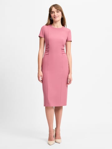 BOSS Dress ' Dufeva ' in Pink: front