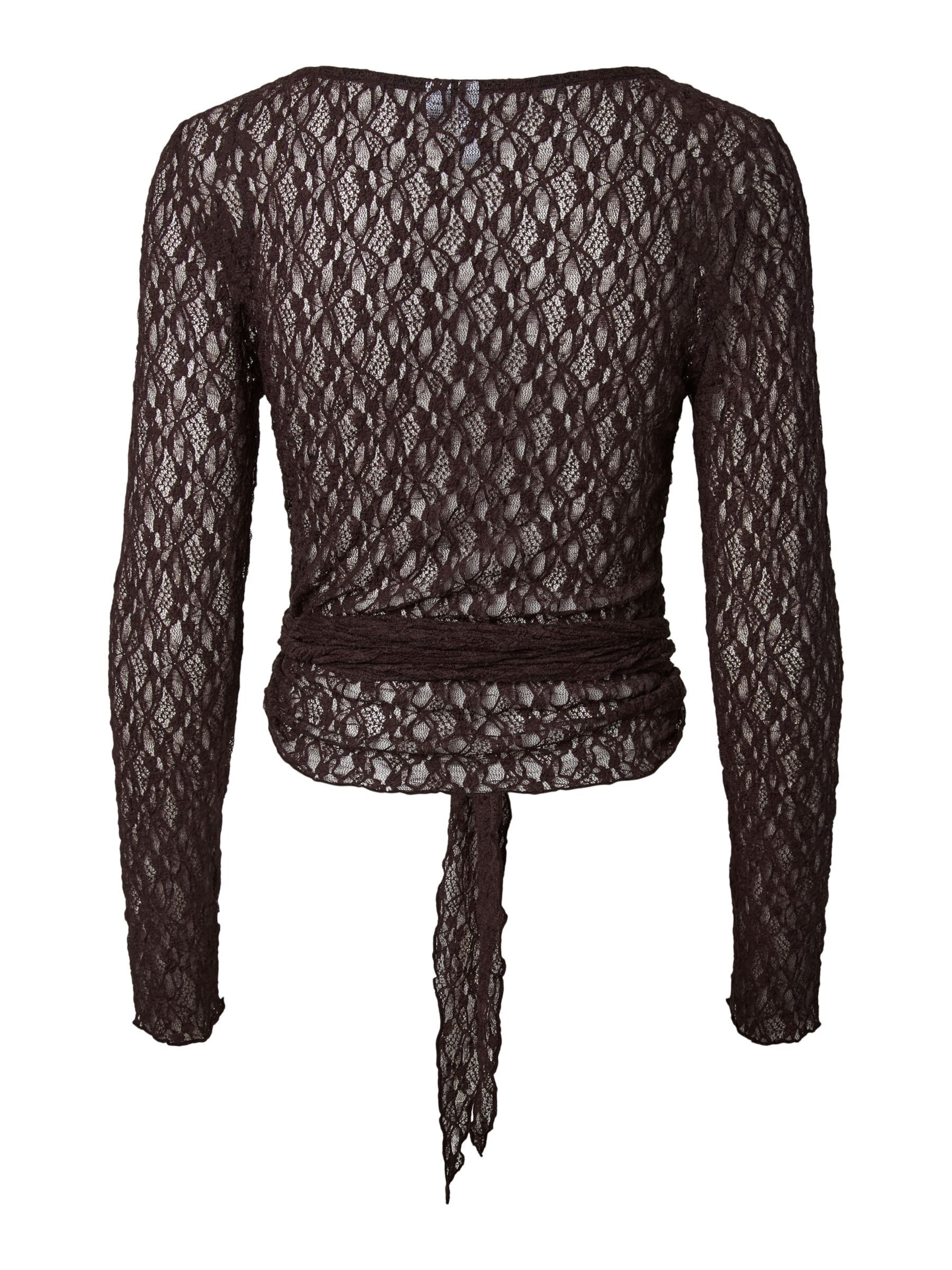 PIECES - Top 'ROYA' en marrón