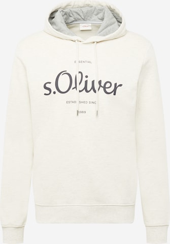 s.Oliver Sweatshirt i beige: framsida