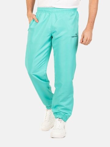 Sergio Tacchini Slim fit Workout Pants 'CARSON' in Green: front