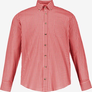 JP1880 Overhemd in Rood: voorkant