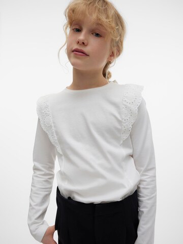 Vero Moda Girl Blouse 'VMPanna' in Wit