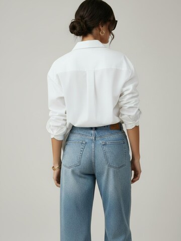 WEARABLE STORIES Bluse 'Tess' i hvid