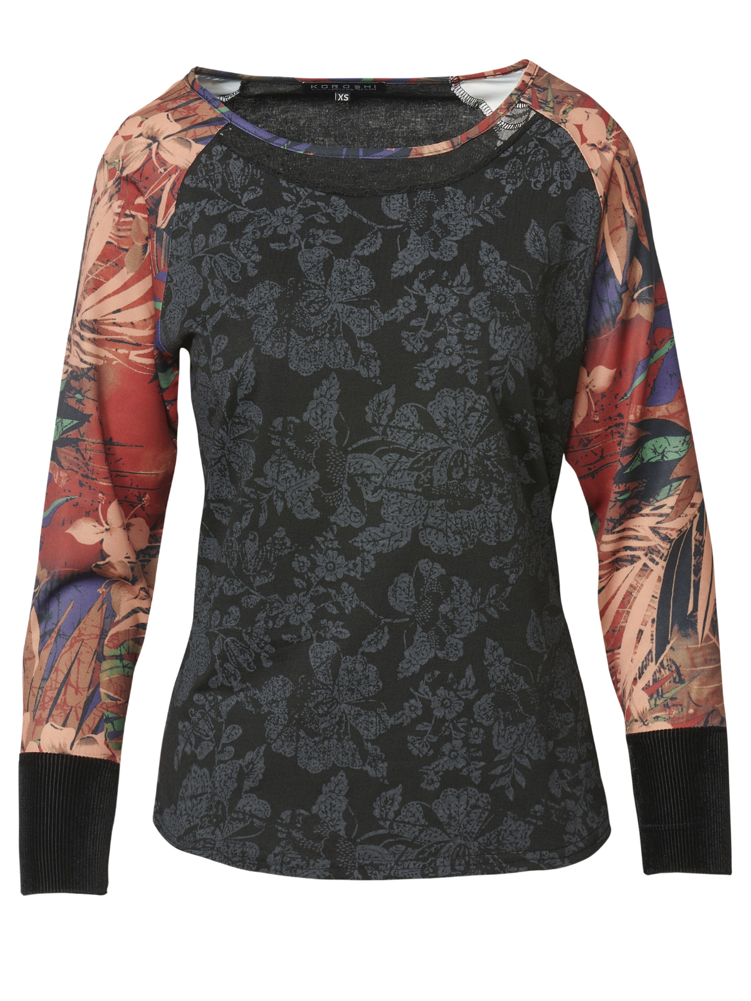 juoda KOROSHI Marškinėliai: priekis