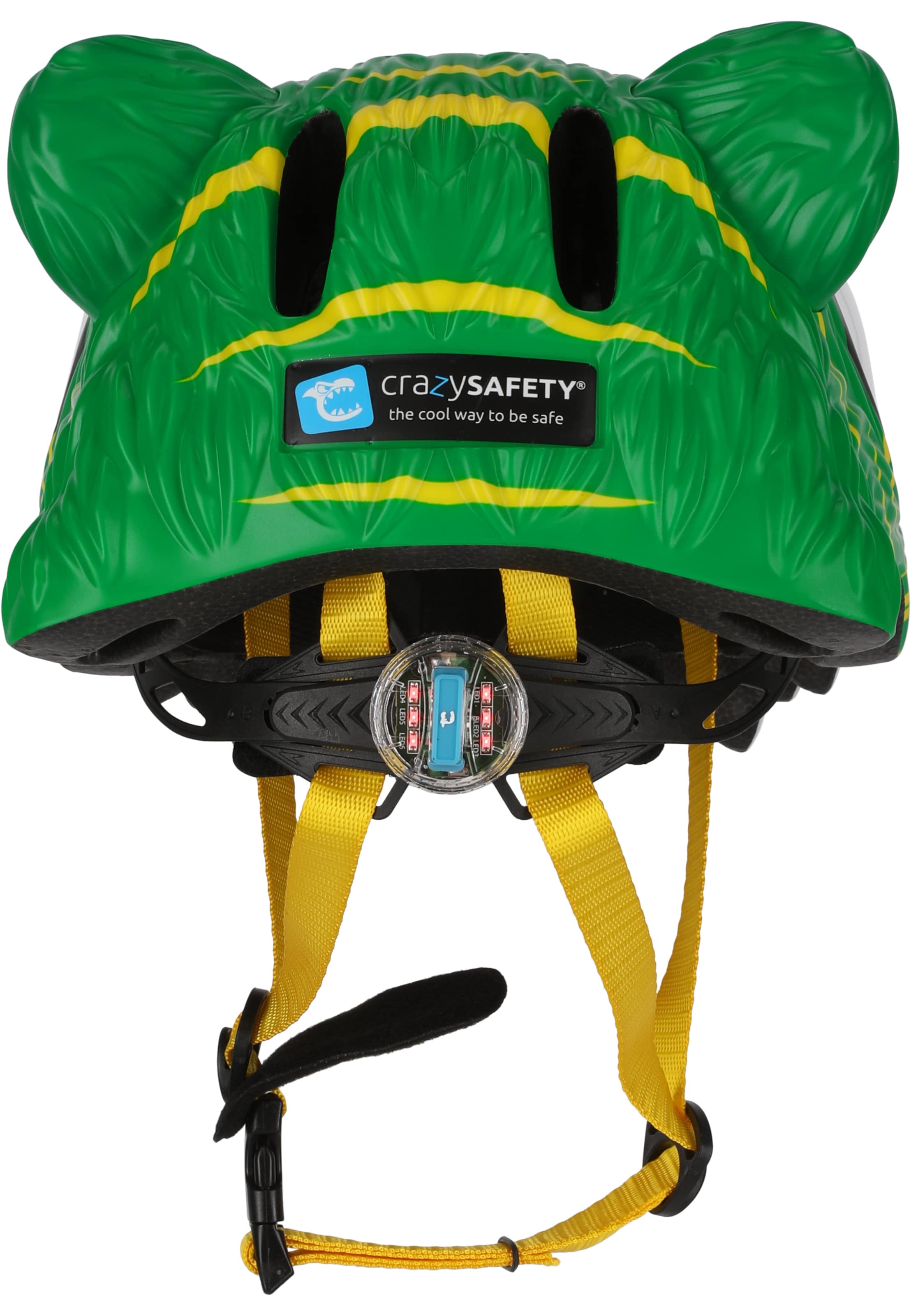 Crazy Safety Helmet 'Tiger' in Green