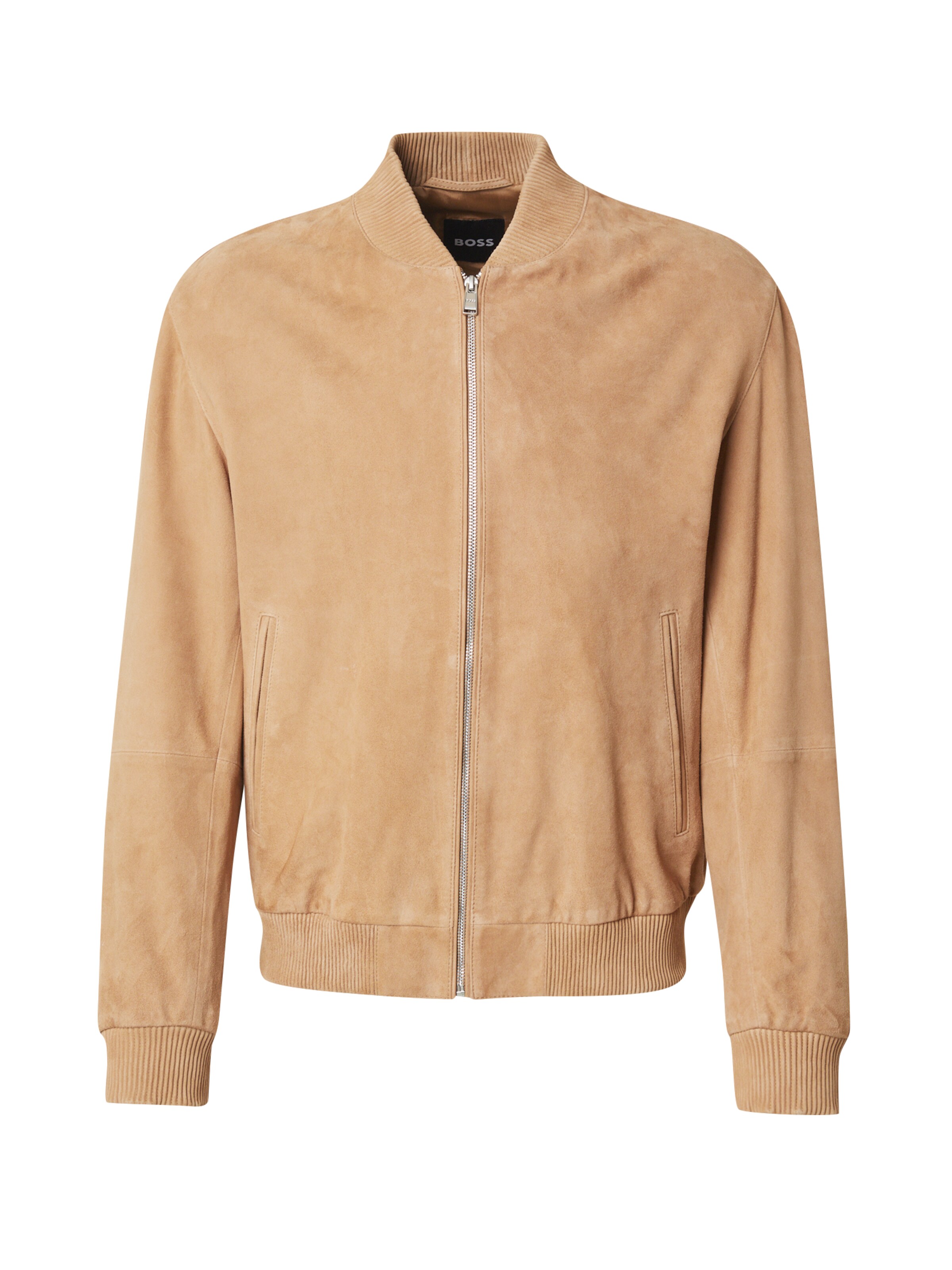 BOSS Övergångsjacka 'H-Muller' i beige: framsida