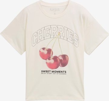 TOM TAILOR Shirt in White: front