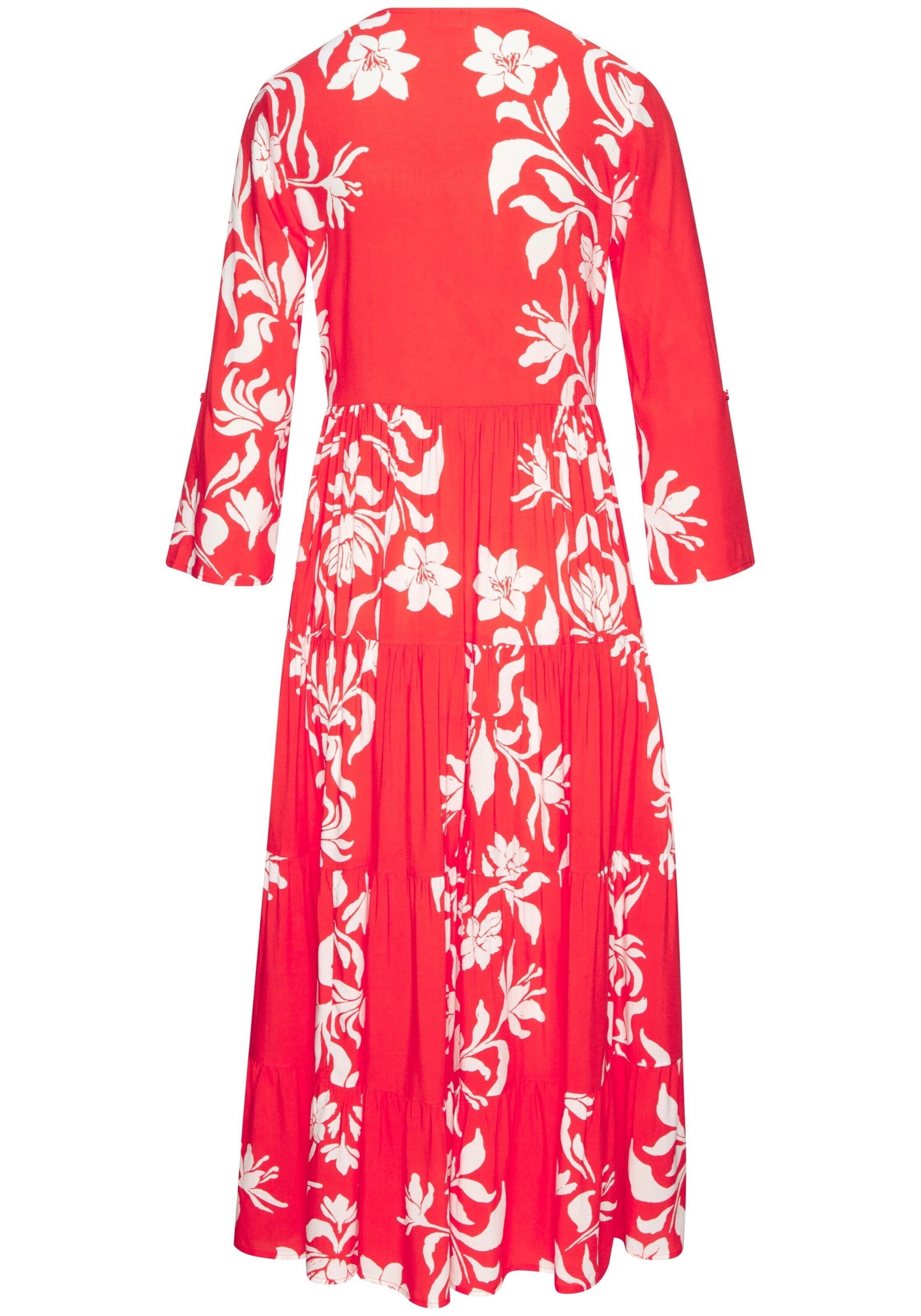 Rochie tip bluză de la LASCANA pe roșu