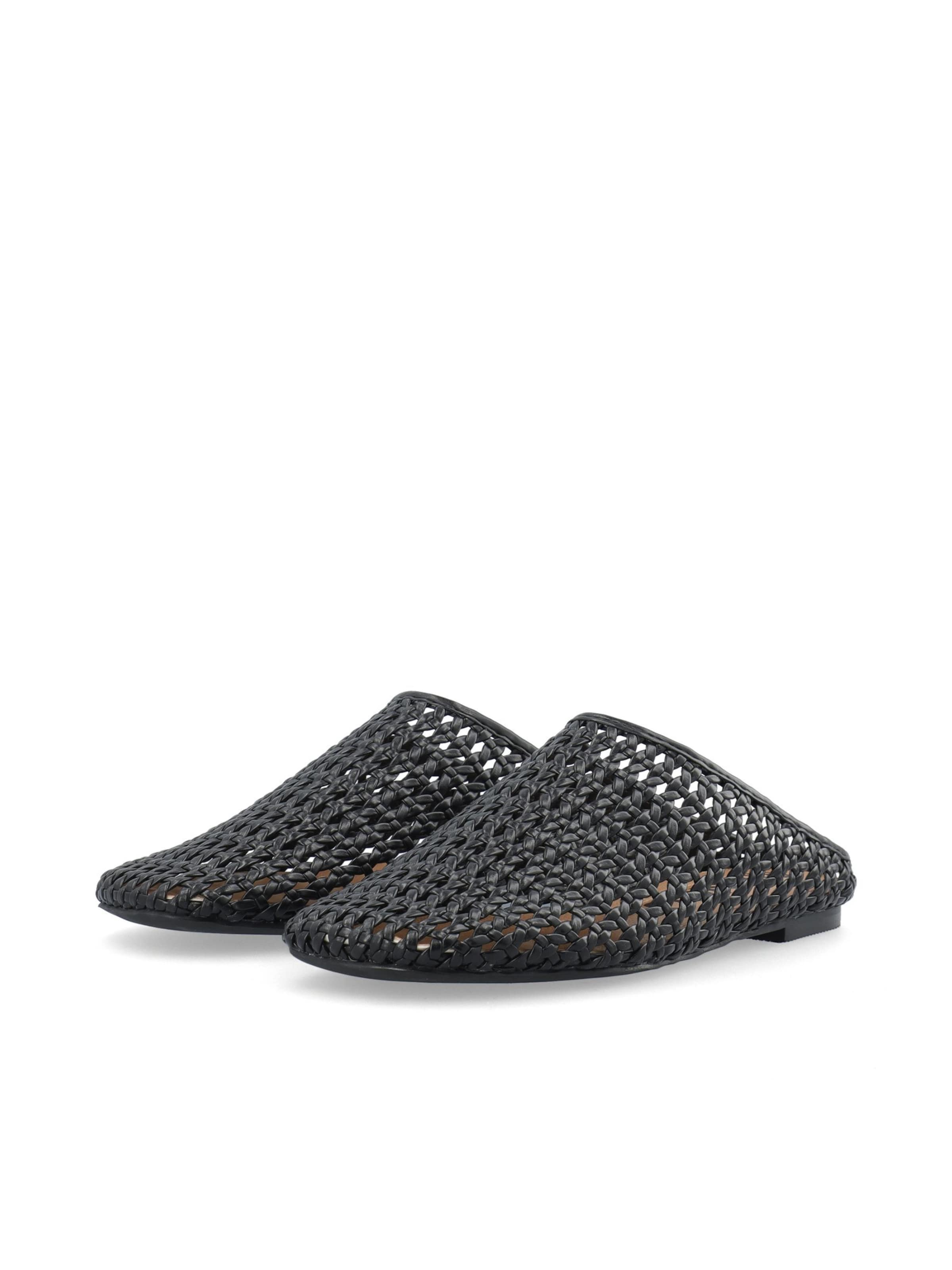 Bianco Pantolette 'Mules' in Schwarz