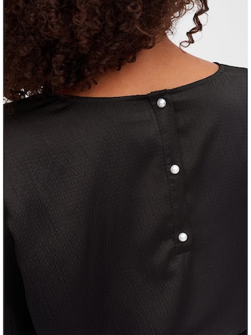 Zizzi Bluse 'MKIM' in Schwarz