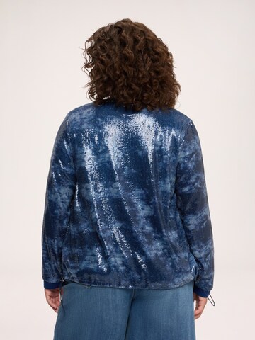 Fiorella Rubino Sweatvest in Blauw