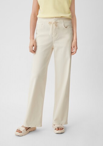 comma casual identity Loose fit Pants in Beige