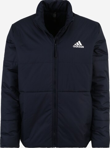 ADIDAS SPORTSWEAR Outdoor jacket 'Bsc 3-Stripes Insulated' in Blue: front