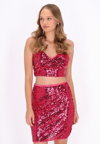 myMo at night Top in Pink: Vorderseite