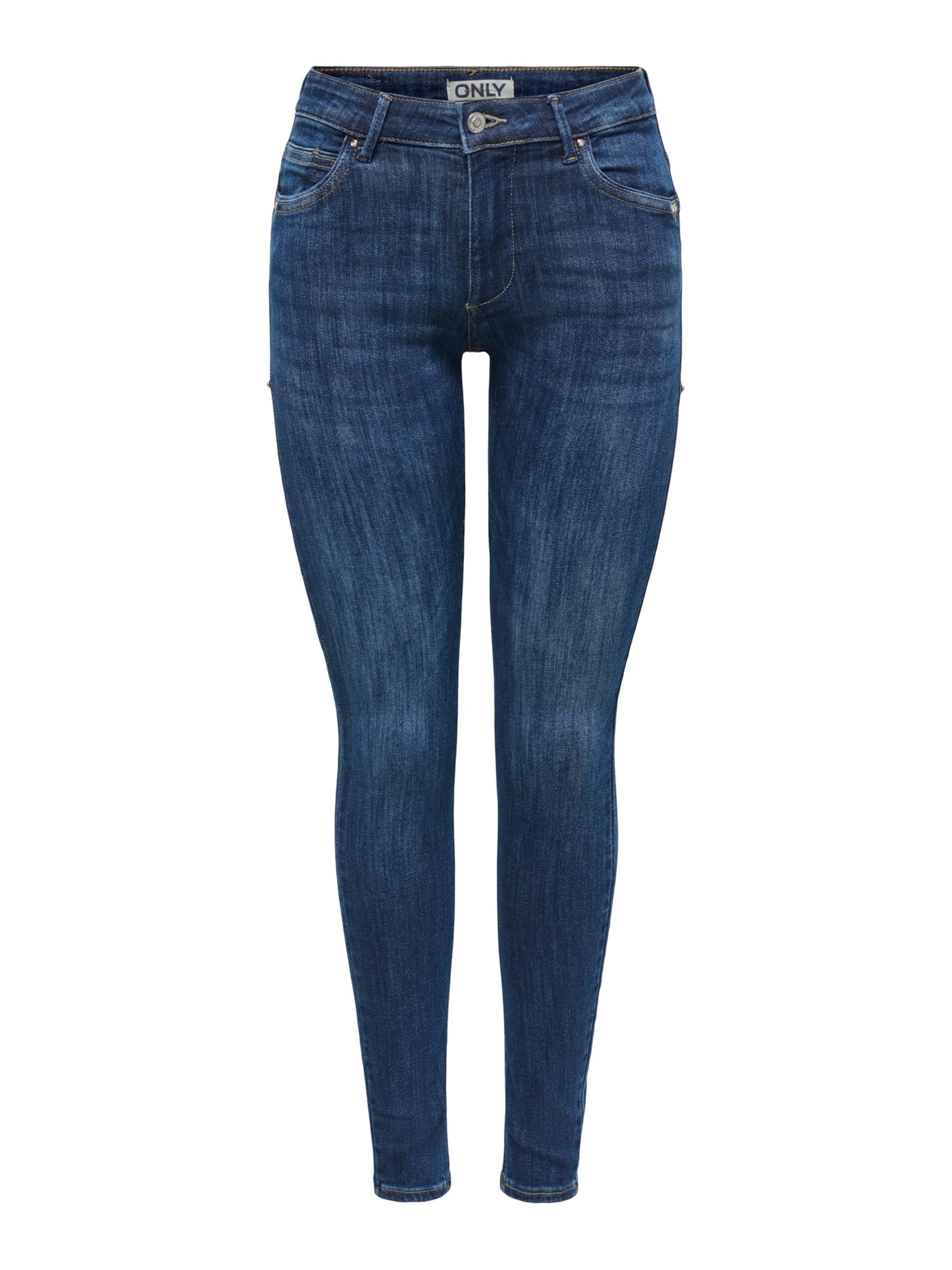 ONLY Skinny Jeans 'ONLPOWER' in Blauw: voorkant