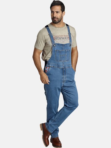 Jan Vanderstorm Regular Jean Overalls 'Kearon' in Blue